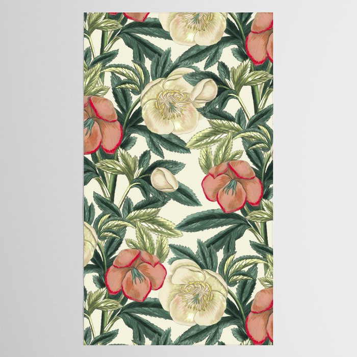  Floral Vintage Garden VI Tablecloth Gallery Image 2