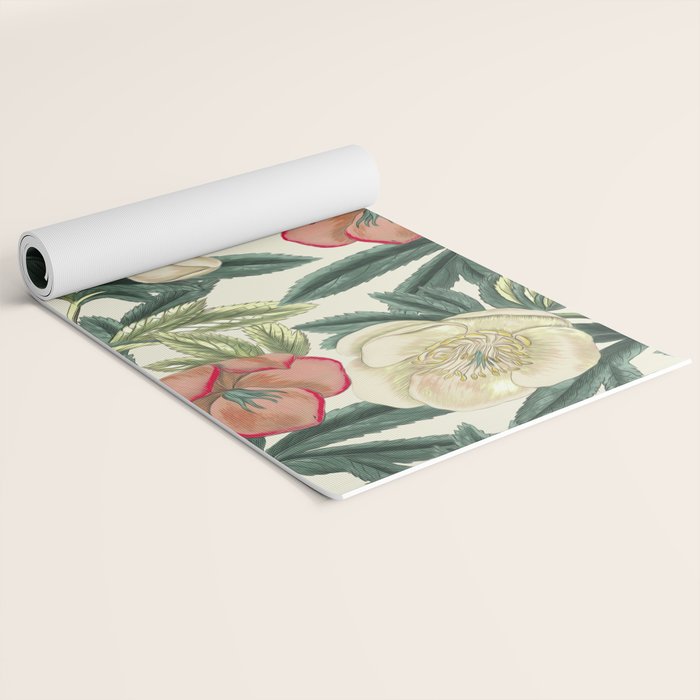  Floral Vintage Garden VI Yoga Mat Gallery Image 2