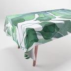 Tropical  Leaves Tablecloth Gallery Image 1