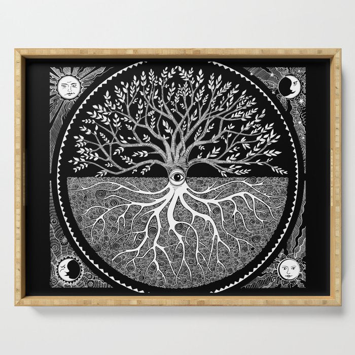 Druid Tree of Life Serving Tray Gallery Image 1