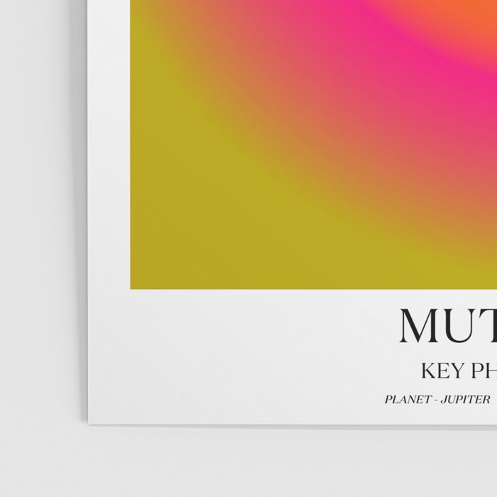 Sagittarius Gradient Print Poster Gallery Image 3