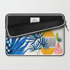 Blue Morocco Sunny Garden Laptop Sleeve Gallery Image 2
