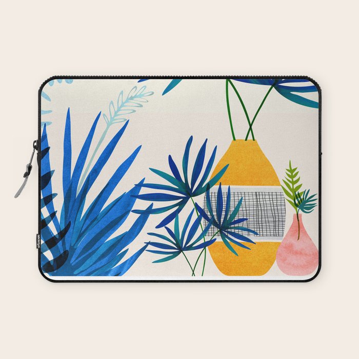 Blue Morocco Sunny Garden Laptop Sleeve Gallery Image 1