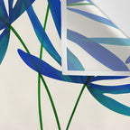 Blue Morocco Sunny Garden Wall Tapestry Gallery Image 3