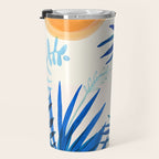 Blue Morocco Sunny Garden Travel Mug Gallery Image 3