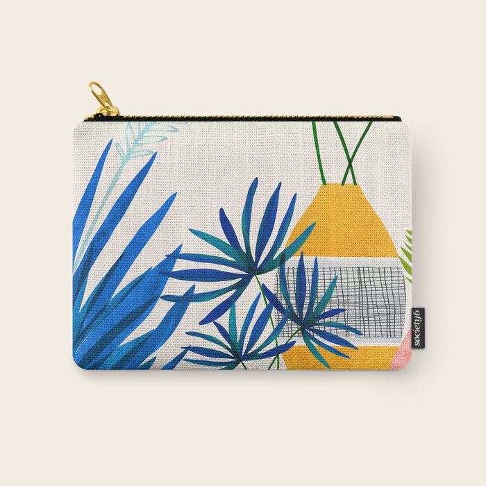 Blue Morocco Sunny Garden Carry All Pouch Gallery Image 1