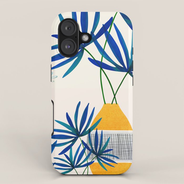 Blue Morocco Sunny Garden iPhone Case Gallery Image 1