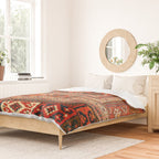 Luri Bakhtiari  Antique West Persian Bag Face Print Duvet Cover Gallery Image 2