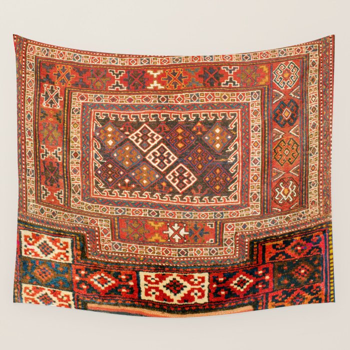 Luri Bakhtiari  Antique West Persian Bag Face Print Wall Tapestry Gallery Image 4