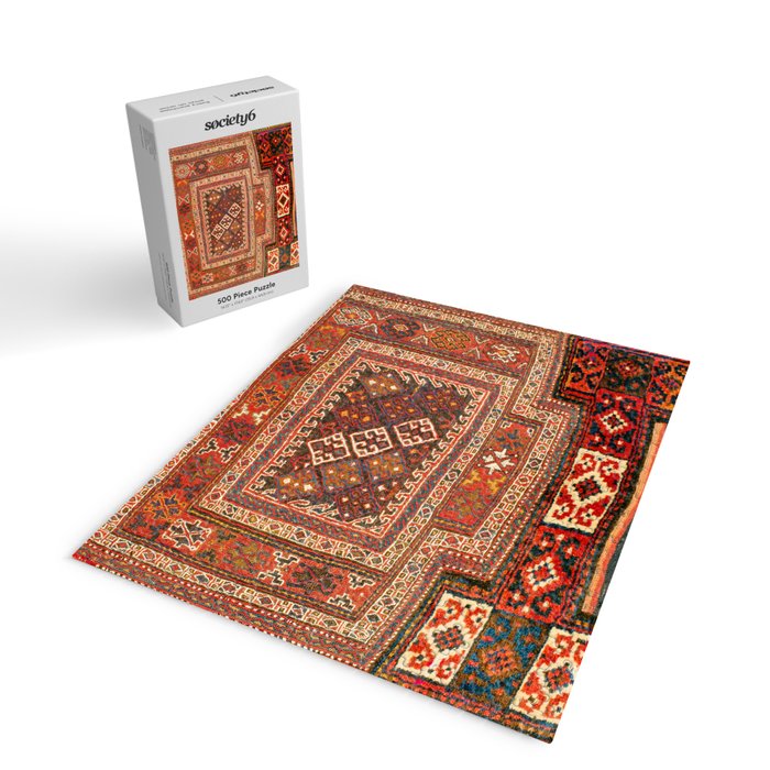 Luri Bakhtiari  Antique West Persian Bag Face Print Jigsaw Puzzle Gallery Image 2