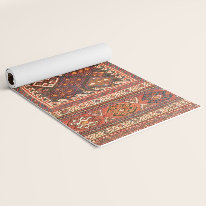 Luri Bakhtiari  Antique West Persian Bag Face Print Yoga Mat Gallery Image 2