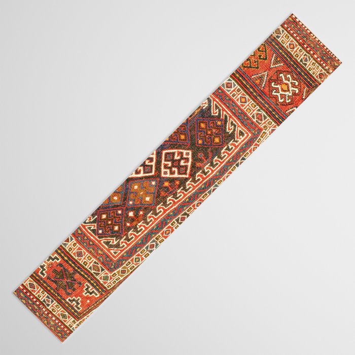 Luri Bakhtiari  Antique West Persian Bag Face Print Table Runner Gallery Image 3