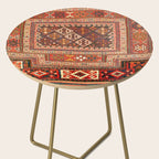 Luri Bakhtiari  Antique West Persian Bag Face Print Side Table Gallery Image 2