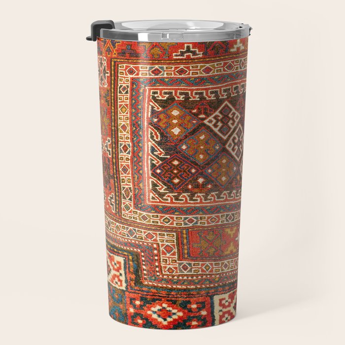 Luri Bakhtiari  Antique West Persian Bag Face Print Travel Mug Gallery Image 3