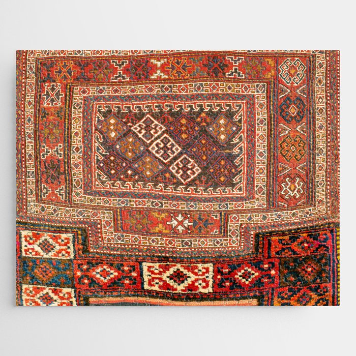 Luri Bakhtiari  Antique West Persian Bag Face Print Jigsaw Puzzle Gallery Image 1