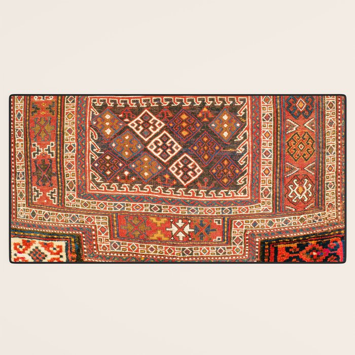 Luri Bakhtiari  Antique West Persian Bag Face Print Desk Mat Gallery Image 3