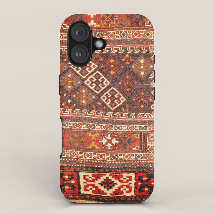 Luri Bakhtiari  Antique West Persian Bag Face Print iPhone Case Gallery Image 1