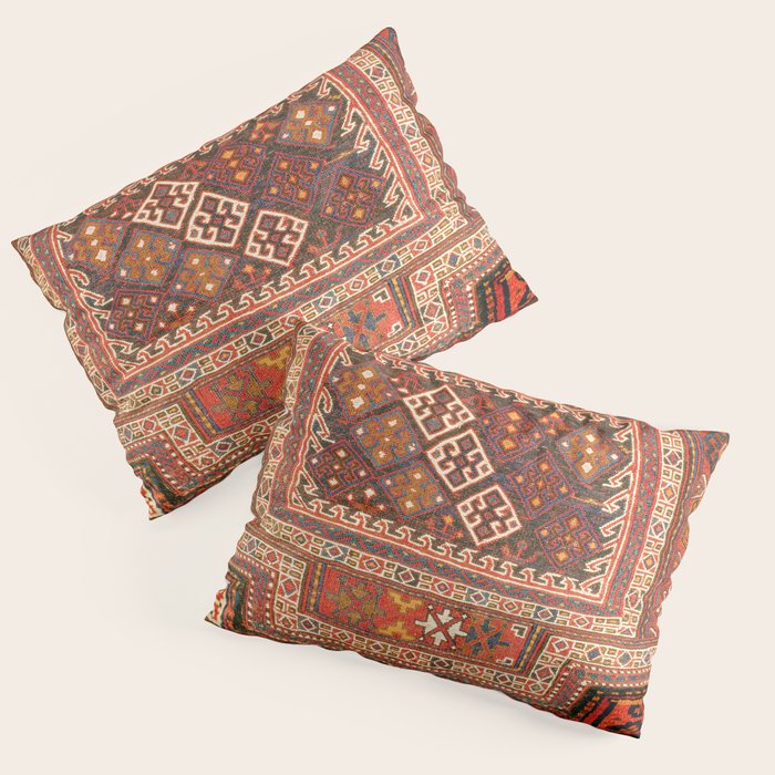 Luri Bakhtiari  Antique West Persian Bag Face Print Pillow Sham Gallery Image 3