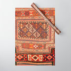 Luri Bakhtiari  Antique West Persian Bag Face Print Wrapping Paper Gallery Image 1