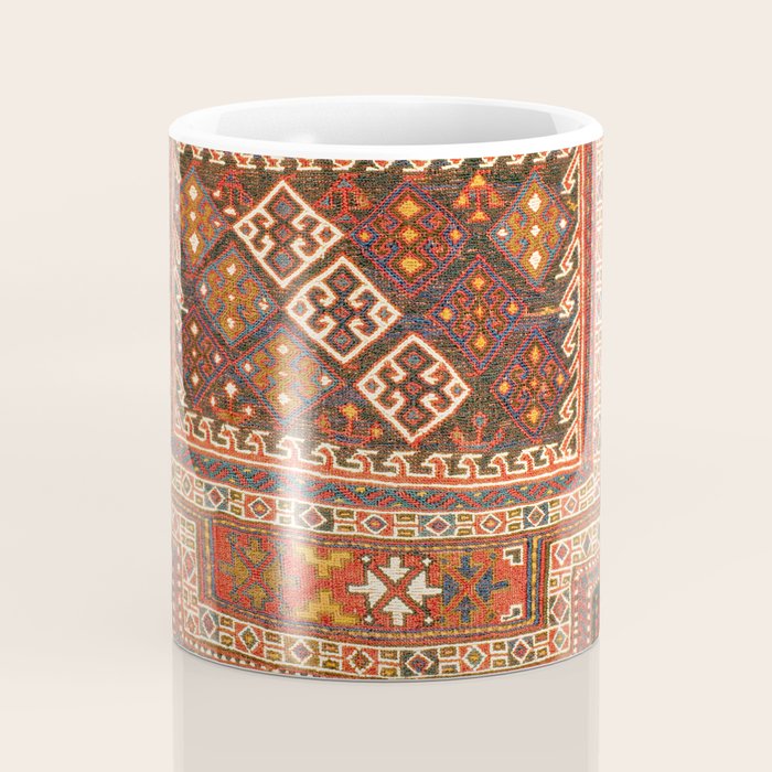 Luri Bakhtiari  Antique West Persian Bag Face Print Coffee Mug Gallery Image 4