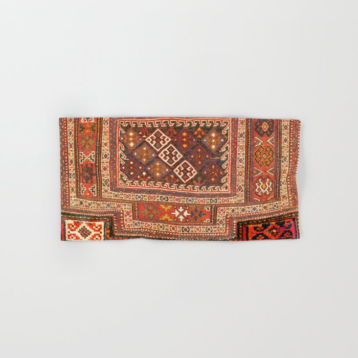 Luri Bakhtiari  Antique West Persian Bag Face Print Bath Towel Gallery Image 1