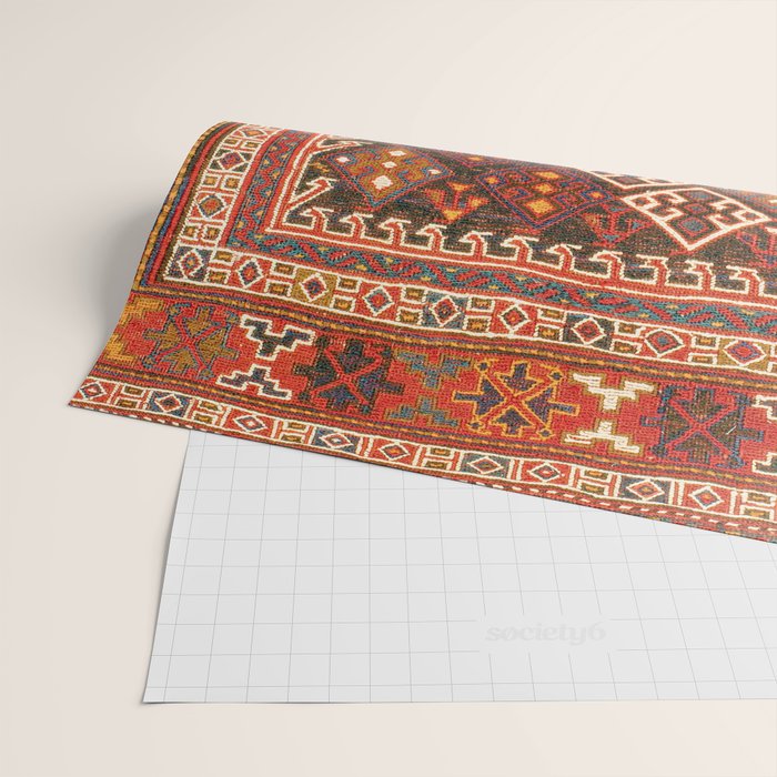 Luri Bakhtiari  Antique West Persian Bag Face Print Wrapping Paper Gallery Image 2