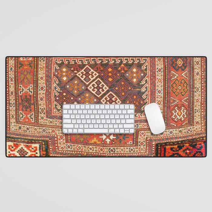 Luri Bakhtiari  Antique West Persian Bag Face Print Desk Mat Gallery Image 1