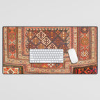 Luri Bakhtiari  Antique West Persian Bag Face Print Desk Mat Gallery Image 1