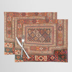Luri Bakhtiari  Antique West Persian Bag Face Print Placemat Gallery Image 1