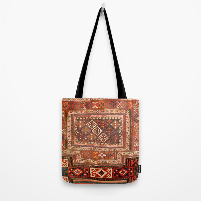 Luri Bakhtiari  Antique West Persian Bag Face Print Tote Bag Gallery Image 2