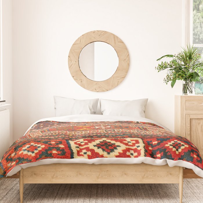 Luri Bakhtiari  Antique West Persian Bag Face Print Duvet Cover Gallery Image 3