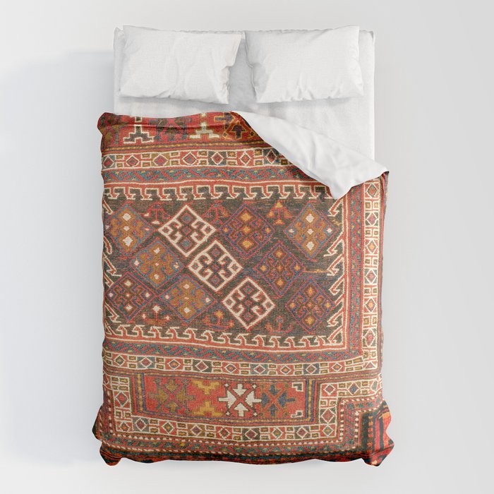 Luri Bakhtiari  Antique West Persian Bag Face Print Duvet Cover Gallery Image 6