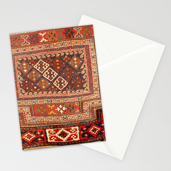 Luri Bakhtiari  Antique West Persian Bag Face Print Stationery Card Gallery Image 2