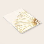 Gold Sunflower Floral Illustration Notebook Gallery Image 3