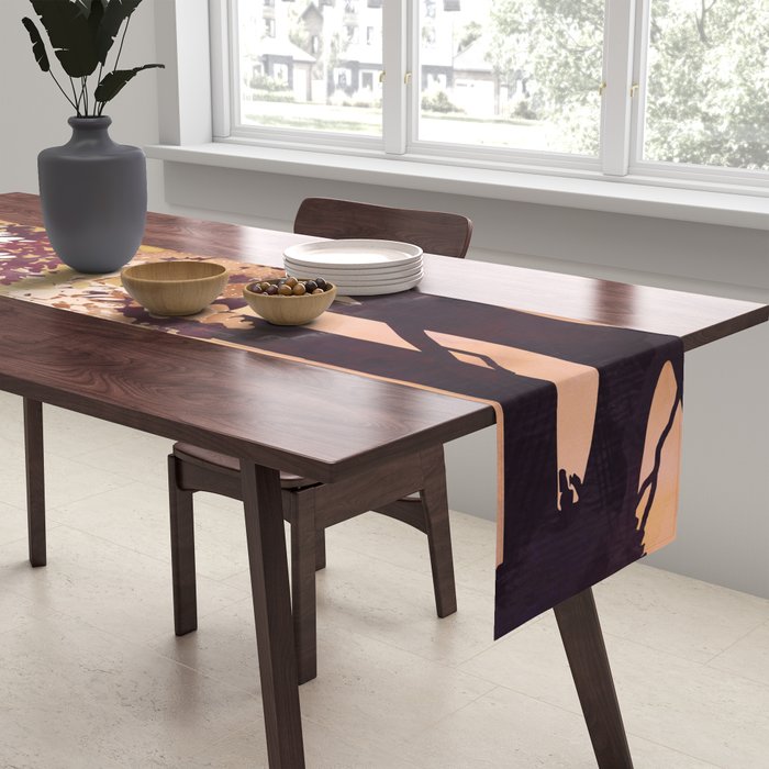Autumn Fox Forest Table Runner Gallery Image 2