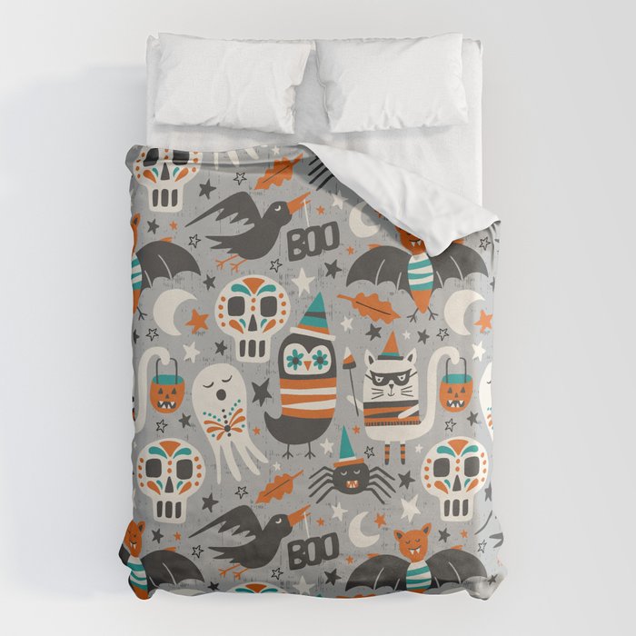 Halloween Party Duvet Cover Gallery Image 1