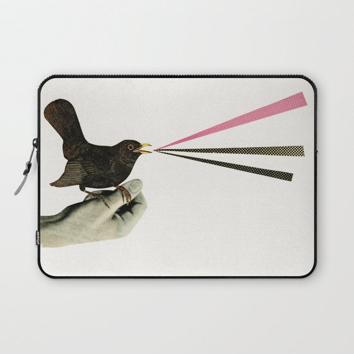 Bird in the Hand Laptop Sleeve Gallery Image 1