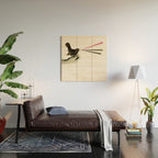 Bird in the Hand Wood Wall Art Gallery Image 2