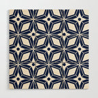 Starburst - Navy Wood Wall Art Gallery Image 1
