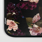 Vintage & Shabby Chic- Real Chrysanthemums Lush Midnight Flowers Botanical Garden Laptop Sleeve Gallery Image 3
