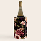 Vintage & Shabby Chic- Real Chrysanthemums Lush Midnight Flowers Botanical Garden Wine Chiller Gallery Image 3