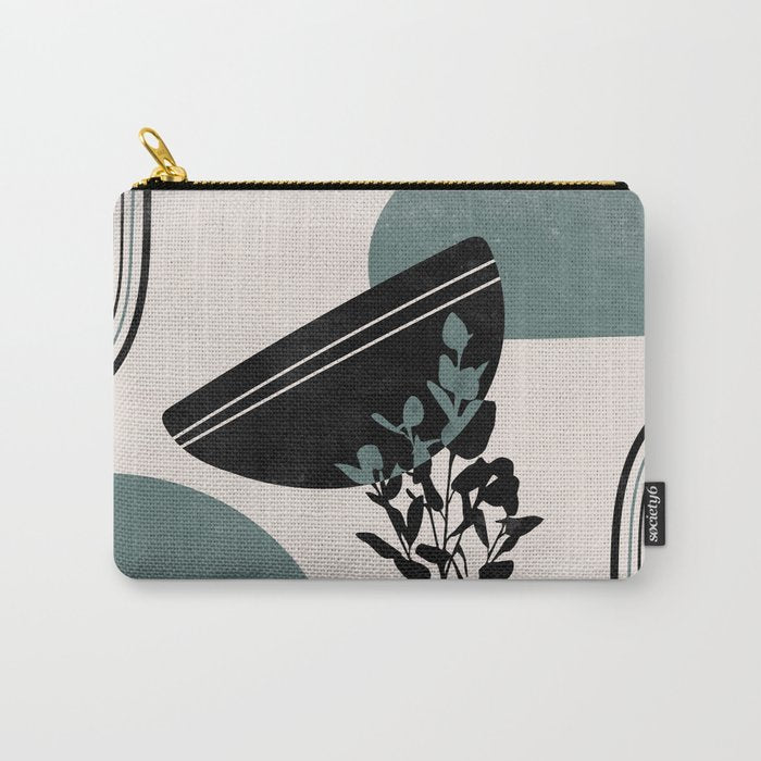 Eucalyptus Boho Botanical Carry All Pouch Gallery Image 1