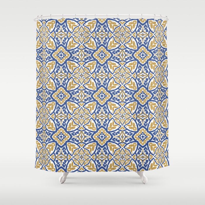 Intricate Ornamentals tiles NS Shower Curtain Gallery Image 1
