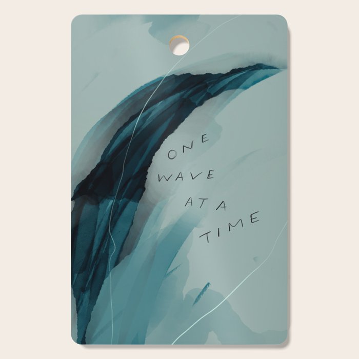 "One Wave At A Time" Cutting Board Gallery Image 1