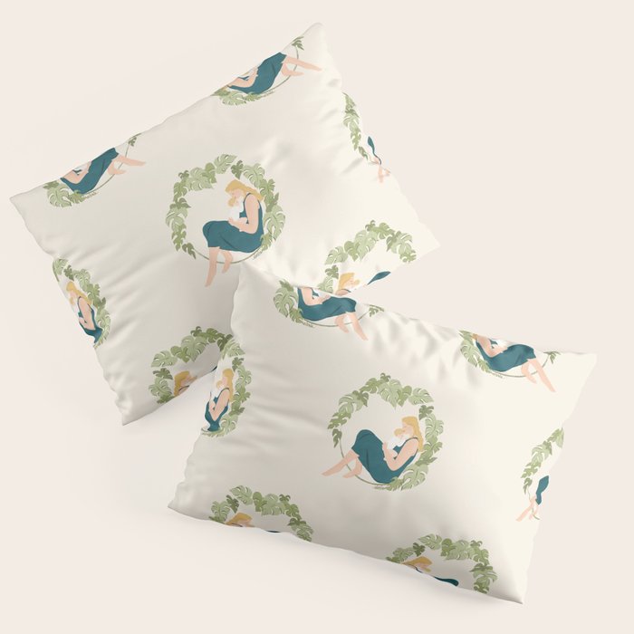 Maternal Bond (Blond) Pillow Sham Gallery Image 1