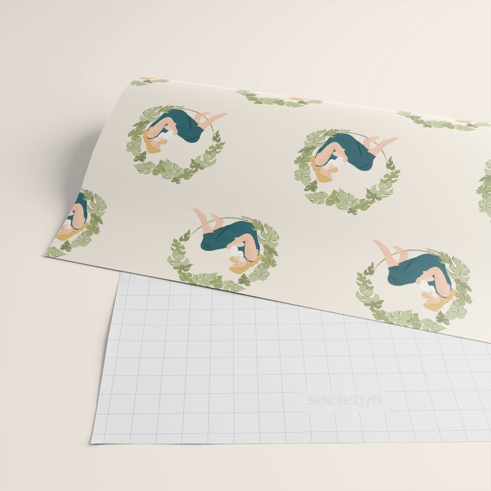Maternal Bond (Blond) Wrapping Paper Gallery Image 2