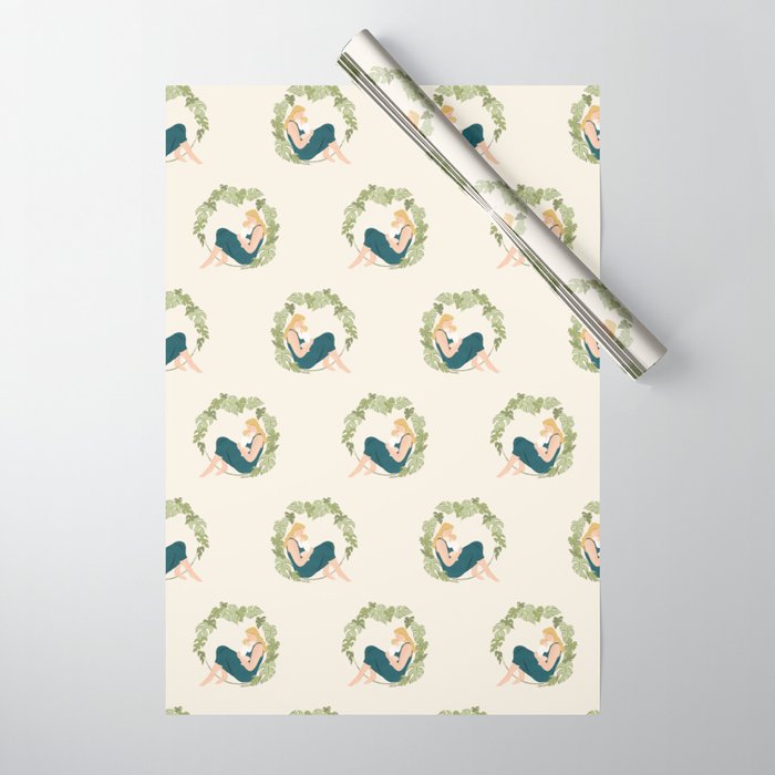Maternal Bond (Blond) Wrapping Paper Gallery Image 1