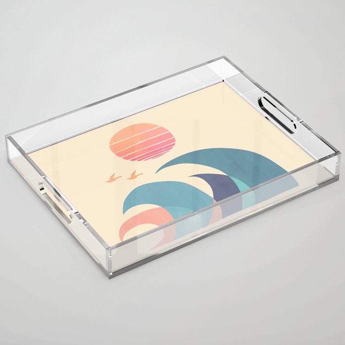 Ocean call Acrylic Tray Gallery Image 1