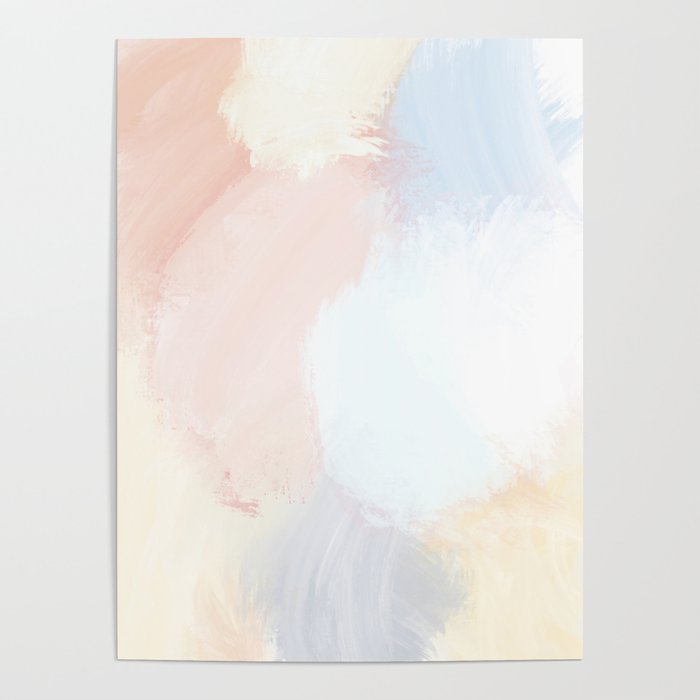 Abstract Pastel Painting Poster Gallery Image 1