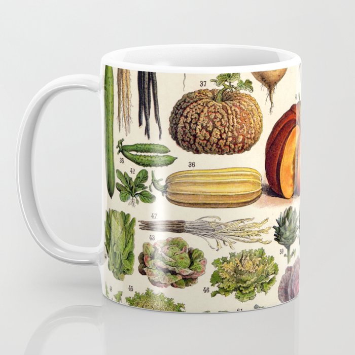 Adolphe Millot Legumes Plant Potageres Vintage Scientific Encyclopedia Illustration Lithograph  Coffee Mug Gallery Image 3